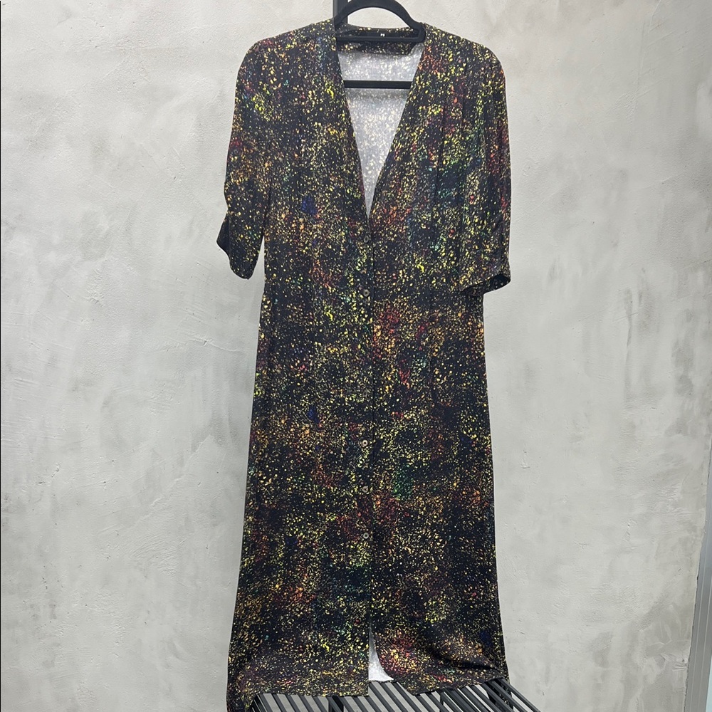 PS Paul Smith Multicolor Abstract Print Dress